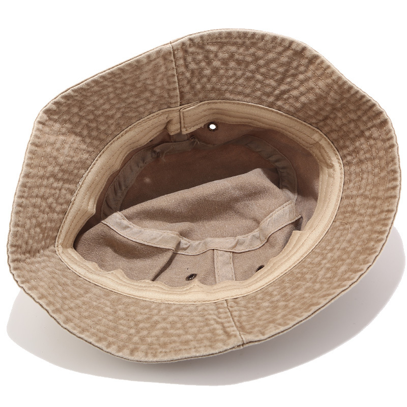 Bucket Hat for Men, Washed Plain Basin Cap for Women, All-Season Outdoor Travel Sun Hat