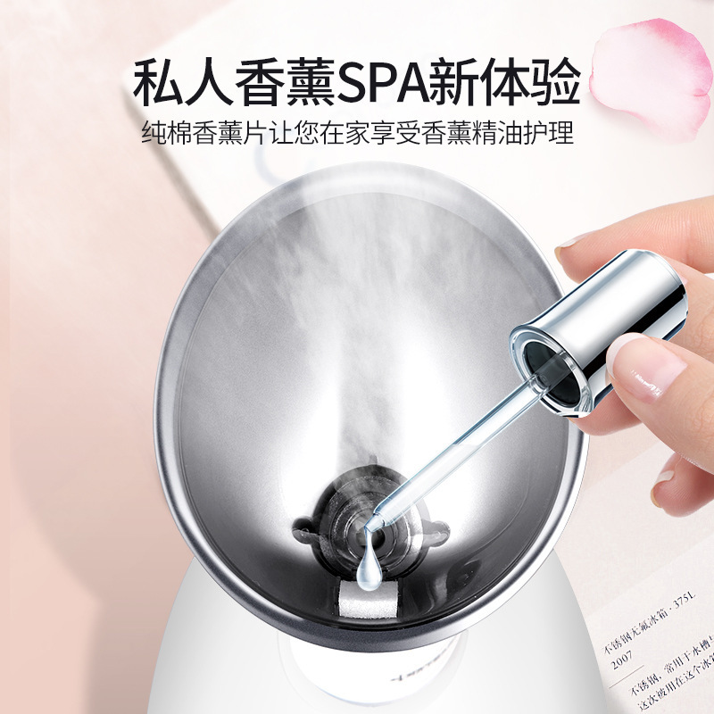 Aromatherapy essential oil facial steamer hot spray hydrating moisturizing spray beauty device home use