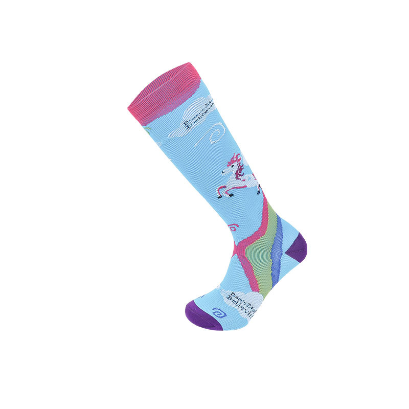 Socks, men's animal rainbow spring and autumn new sports socks, winter men's knee-high socks, casual sports cartoon socks