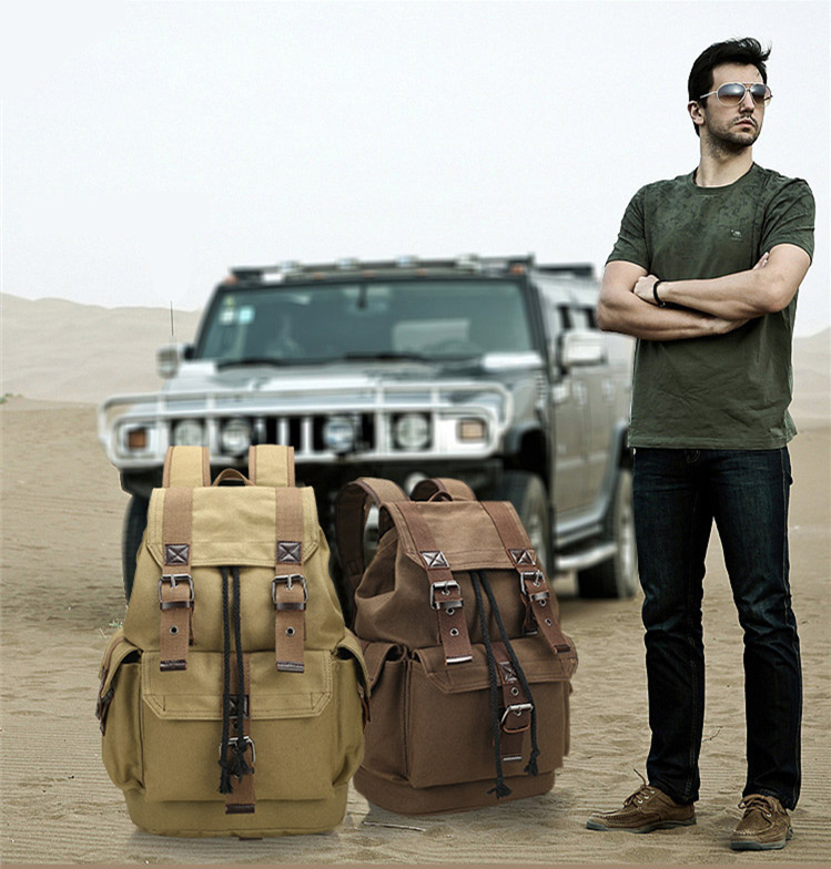 Backpack double shoulder bag men's large capacity men's bag primary and secondary school students schoolbag single shoulder double shoulder bag