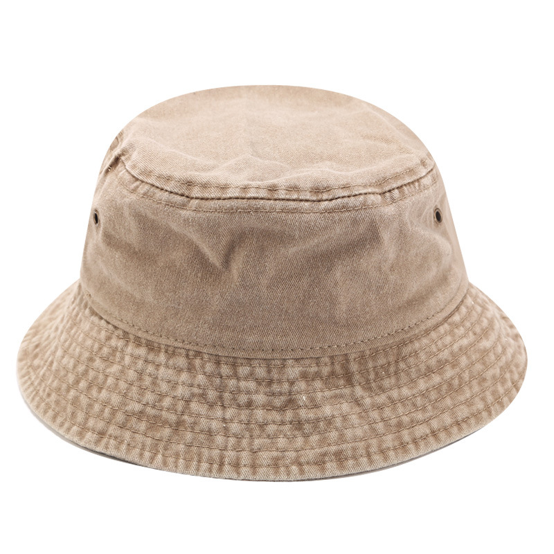 Bucket Hat for Men, Washed Plain Basin Cap for Women, All-Season Outdoor Travel Sun Hat