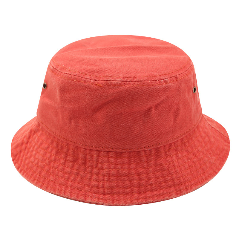 Bucket Hat for Men, Washed Plain Basin Cap for Women, All-Season Outdoor Travel Sun Hat
