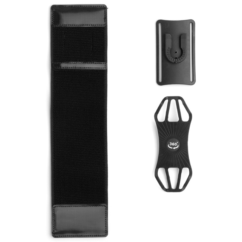 Detachable Large Size Phone Clip Outdoor Sports Running Wrist Bag Sports Elastic Silicone Phone Wrist Strap
