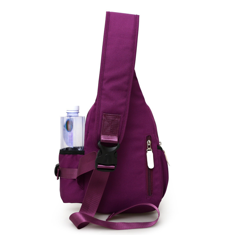 Chest bag women's chest bag women's outdoor sports bag single shoulder crossbody canvas multifunctional bag crossbody