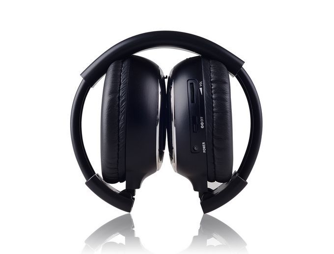 Car audio ceiling headrest DVD wireless dual-channel infrared car infrared headphones