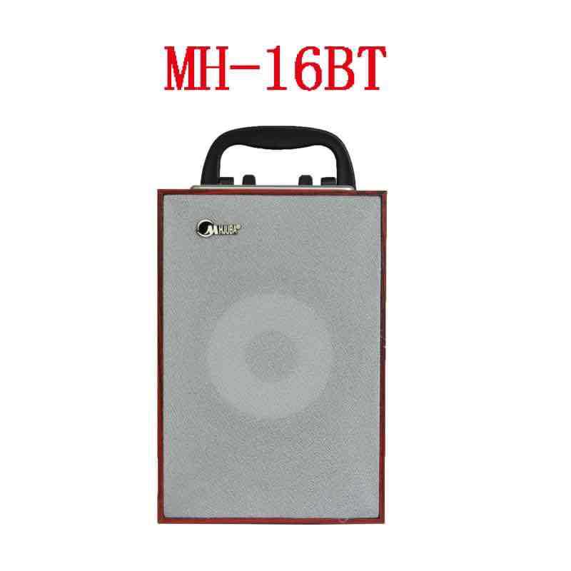 Douwang audio outdoor portable wooden Bluetooth speaker handheld square dance audio plug SD card U disk subwoofer