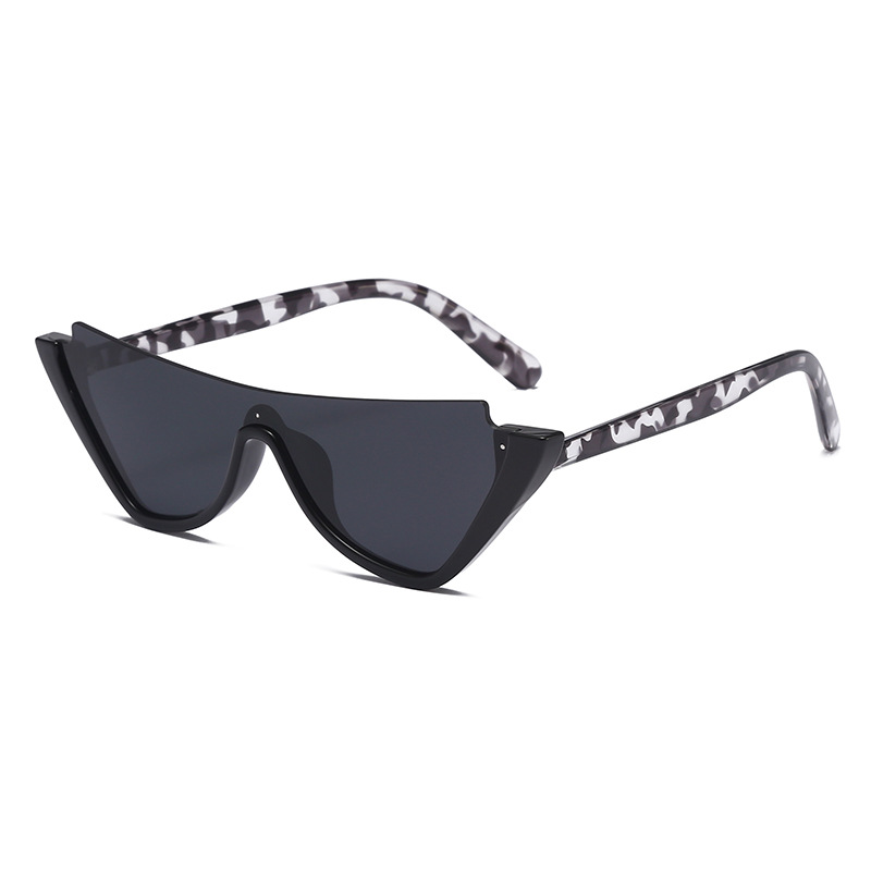 New Connected Sunglasses Half Frame Men's Sunglasses Women's Cat Eye Glasses