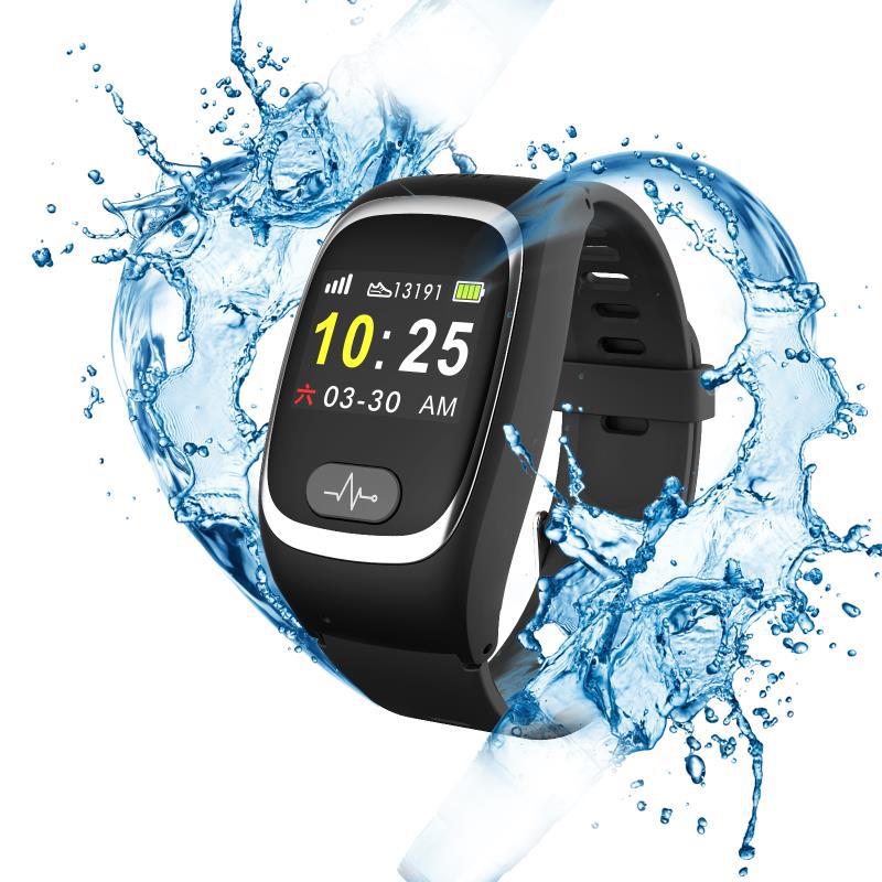 h66 Elderly Smart Phone Bracelet One-key SOS Heart Rate Blood Pressure Blood Oxygen Elderly Positioning Bracelet Anti-lost