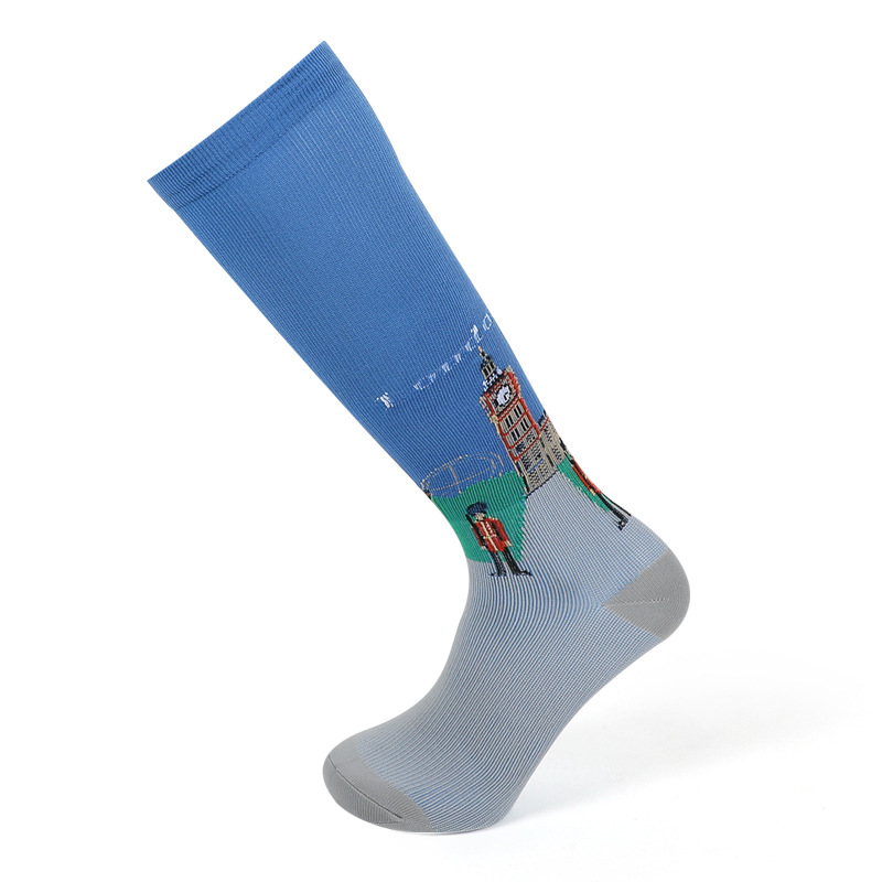 Socks, spring new socks, couple oil painting famous painting mid-calf socks, cartoon thick socks