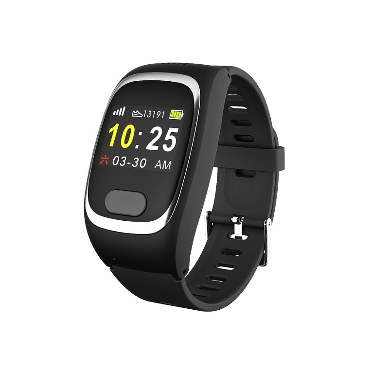 h66 Elderly Smart Phone Bracelet One-key SOS Heart Rate Blood Pressure Blood Oxygen Elderly Positioning Bracelet Anti-lost