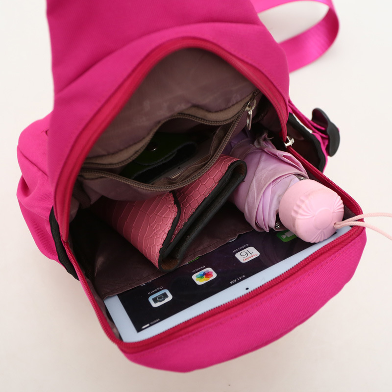 Chest bag women's chest bag women's outdoor sports bag single shoulder crossbody canvas multifunctional bag crossbody