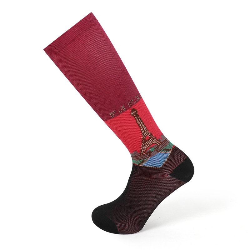 Socks, spring new socks, couple oil painting famous painting mid-calf socks, cartoon thick socks