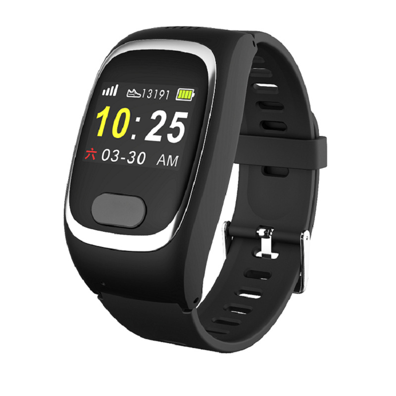 h66 Elderly Smart Phone Bracelet One-key SOS Heart Rate Blood Pressure Blood Oxygen Elderly Positioning Bracelet Anti-lost