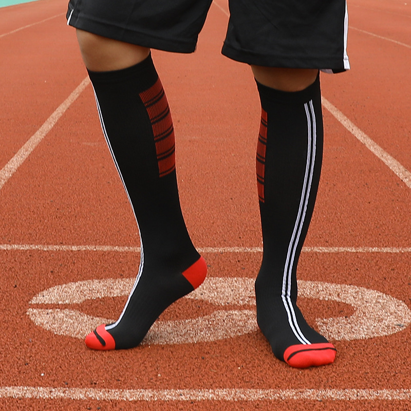 New adult sports men's socks, breathable dot glue anti-slip non-slip mid-calf football socks