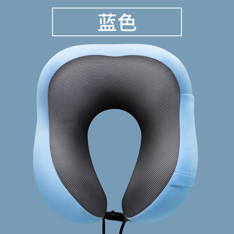 U-Shaped Pillow Memory Foam Travel Pillow Neck Protection Pillow Car Airplane Nap Pillow Neck Protection Magnetic Cloth U-Shaped Pillow Midday Rest