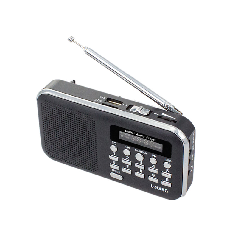 L-938G Multifunctional Solar Radio New Upgrade Card Insert Player Portable Speaker Outdoor Travel