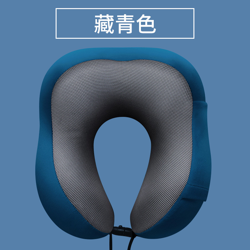 U-Shaped Pillow Memory Foam Travel Pillow Neck Protection Pillow Car Airplane Nap Pillow Neck Protection Magnetic Cloth U-Shaped Pillow Midday Rest
