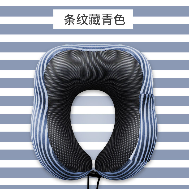 U-Shaped Pillow Memory Foam Travel Pillow Neck Protection Pillow Car Airplane Nap Pillow Neck Protection Magnetic Cloth U-Shaped Pillow Midday Rest