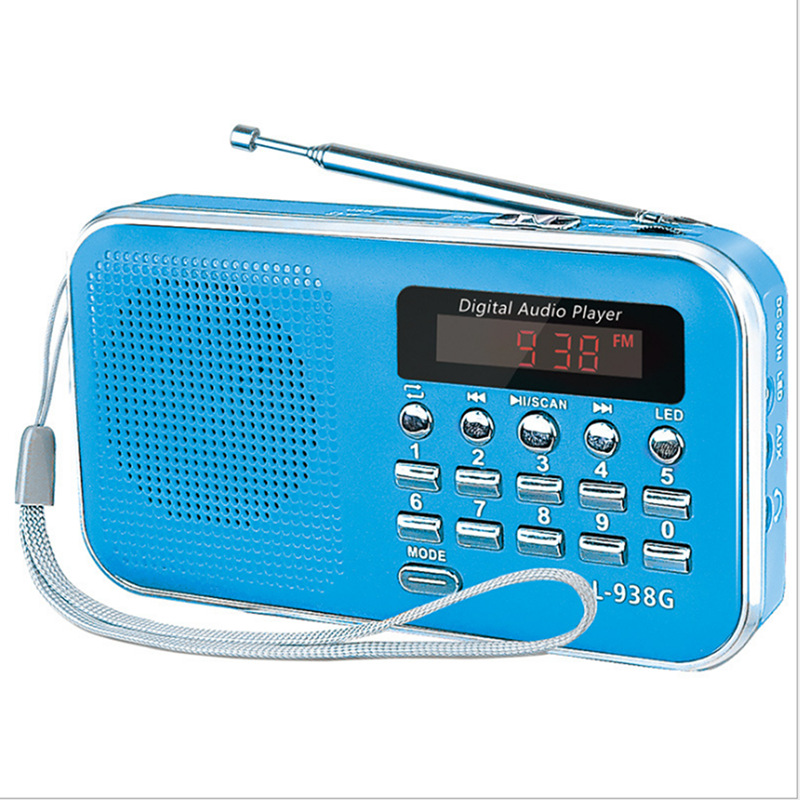 L-938G Multifunctional Solar Radio New Upgrade Card Insert Player Portable Speaker Outdoor Travel