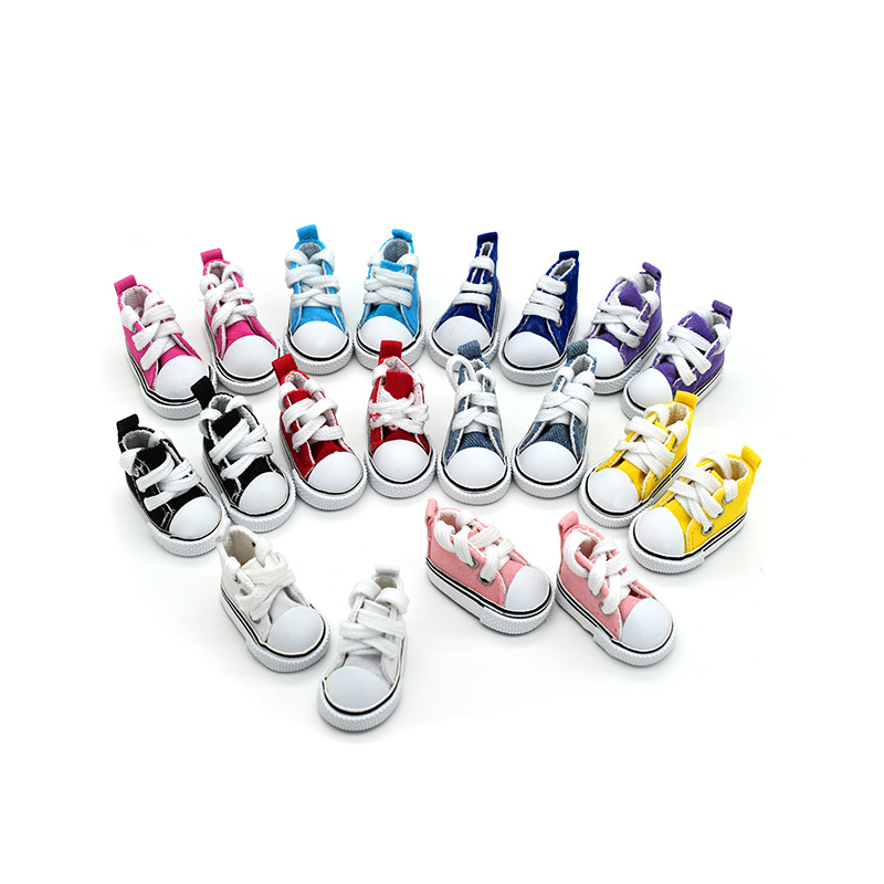 20cm Doll Shoes Six-Point BJD 6-Point Canvas Shoes 30cm Jointed Doll Change Clothes Toy Doll Shoes