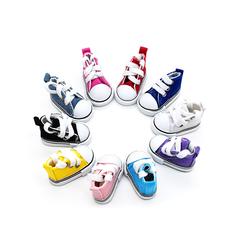 20cm Doll Shoes Six-Point BJD 6-Point Canvas Shoes 30cm Jointed Doll Change Clothes Toy Doll Shoes