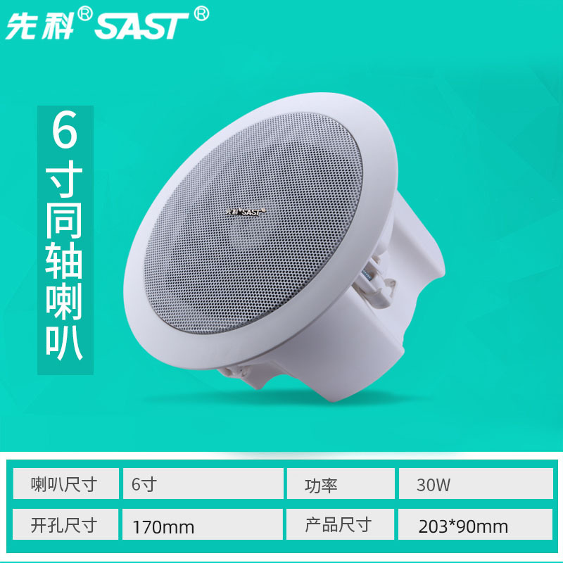 S4-5 6.5寸同轴定阻带高音