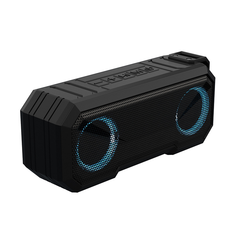 X8 wireless Bluetooth speaker IPX7 waterproof glowing speaker outdoor with power bank subwoofer colorful light speaker