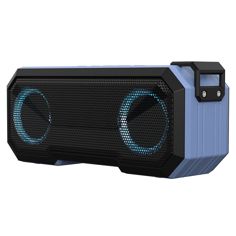 X8 wireless Bluetooth speaker IPX7 waterproof glowing speaker outdoor with power bank subwoofer colorful light speaker