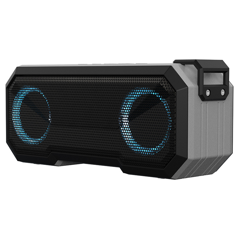 X8 wireless Bluetooth speaker IPX7 waterproof glowing speaker outdoor with power bank subwoofer colorful light speaker