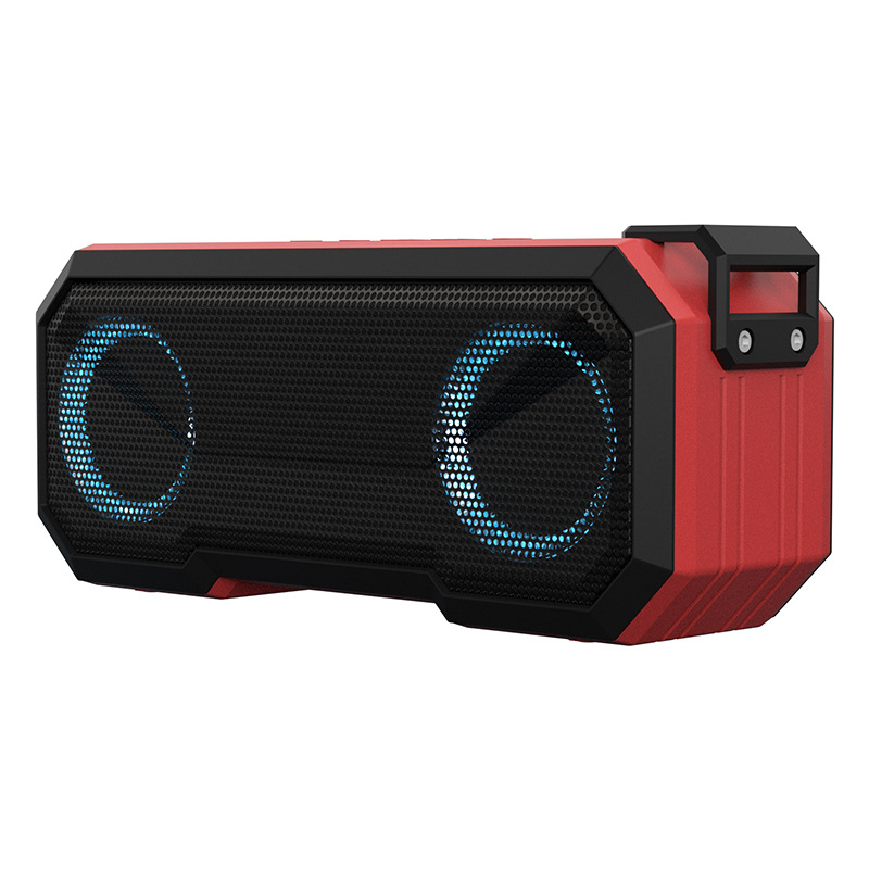 X8 wireless Bluetooth speaker IPX7 waterproof glowing speaker outdoor with power bank subwoofer colorful light speaker