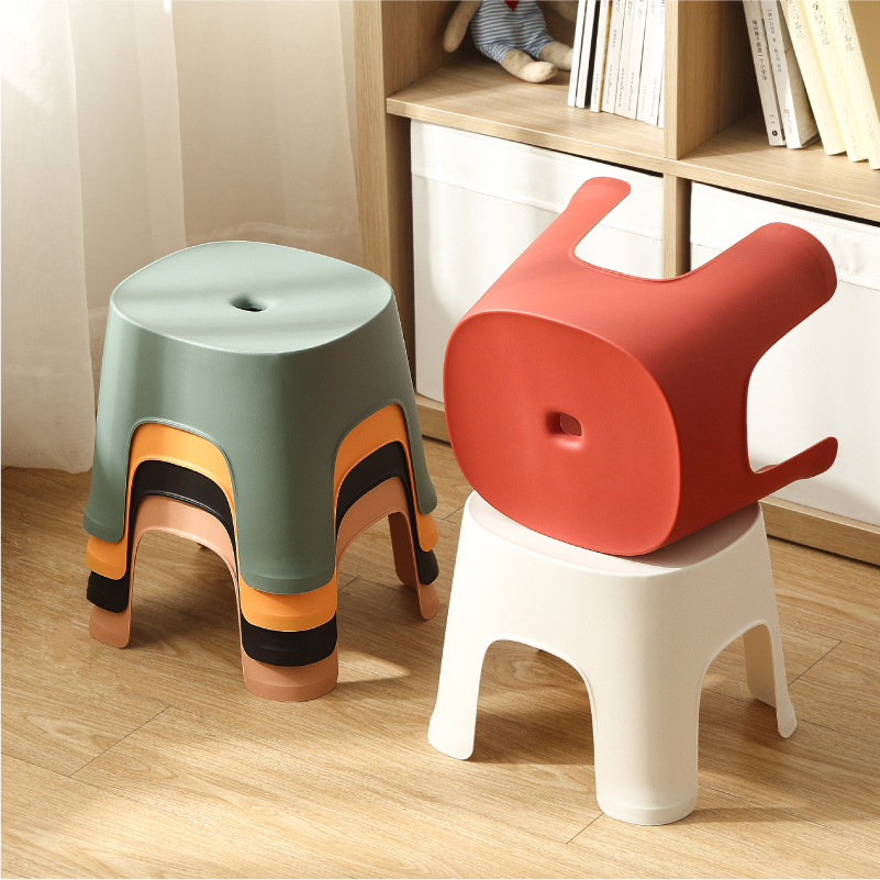 【Hedou】Children Plastic Small Stool Thickened Small Stool Bathroom Shower Stool Anti-slip Stool Special Shoe Changing Stool
