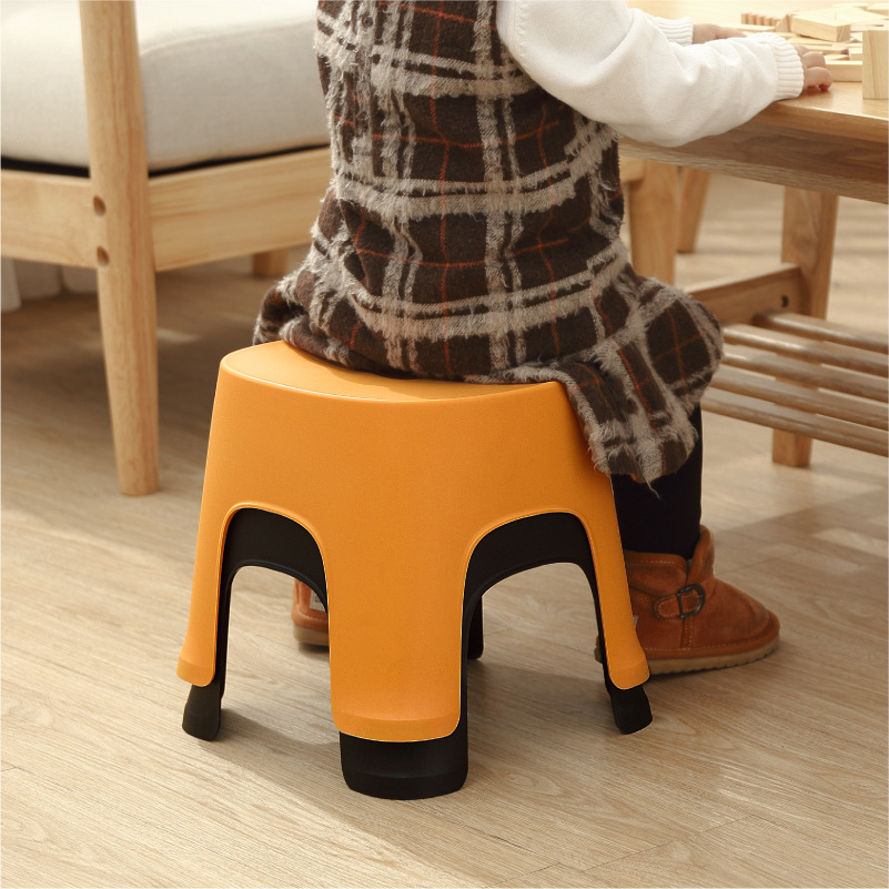 【Hedou】Children Plastic Small Stool Thickened Small Stool Bathroom Shower Stool Anti-slip Stool Special Shoe Changing Stool
