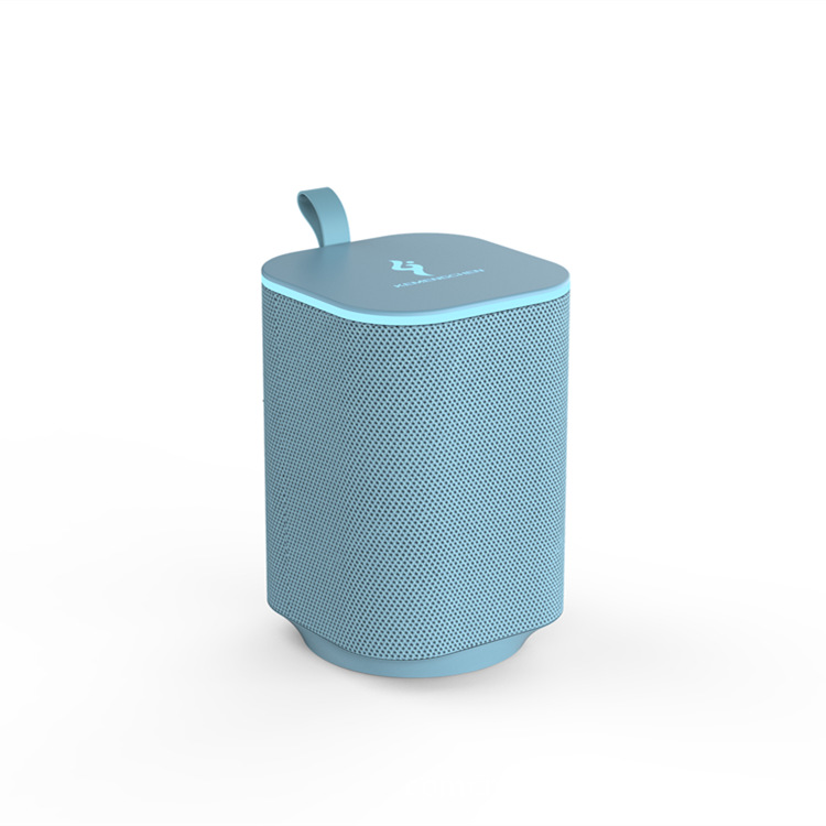 Custom-designed Outdoor Yoga Speaker with RGB Lighting, Fabric Finish, and Portable Wireless Bluetooth Capabilities
