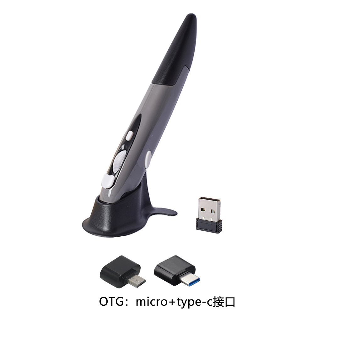 2.4G Wireless Mouse Pen Vertical Pen-shaped Mouse Computer Stylus Mouse Gift Price