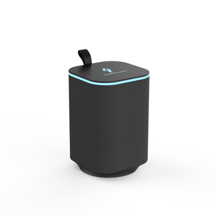 Custom-designed Outdoor Yoga Speaker with RGB Lighting, Fabric Finish, and Portable Wireless Bluetooth Capabilities