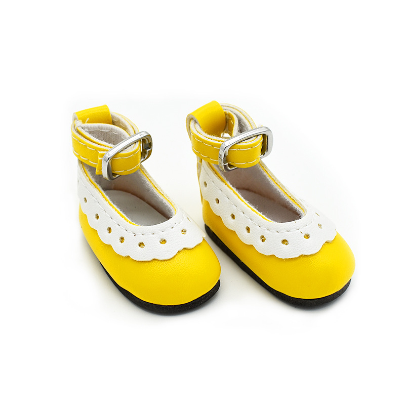 BJD Shoes 6-Point Doll High Heels Cotton Doll Doll Princess Shoes Elastic Buckle Accessories