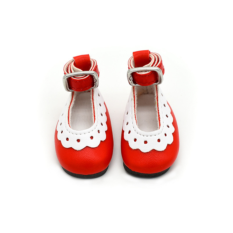 BJD Shoes 6-Point Doll High Heels Cotton Doll Doll Princess Shoes Elastic Buckle Accessories