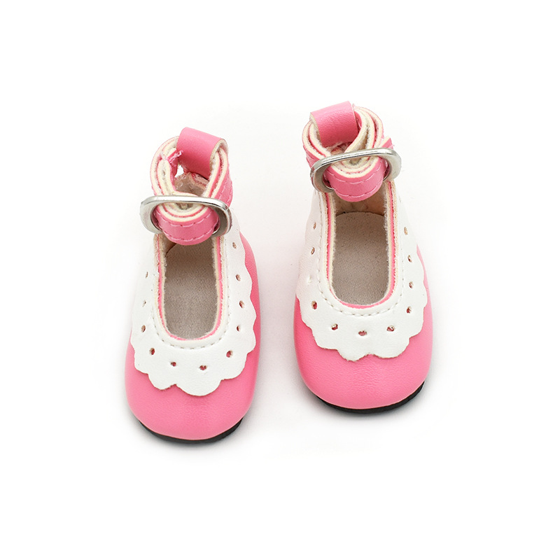 BJD Shoes 6-Point Doll High Heels Cotton Doll Doll Princess Shoes Elastic Buckle Accessories
