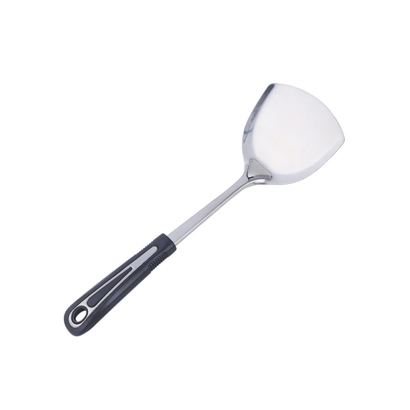 New stainless steel kitchenware set for home use, cooking spatula, spoon, high temperature resistant cooking spatula, slotted spoon