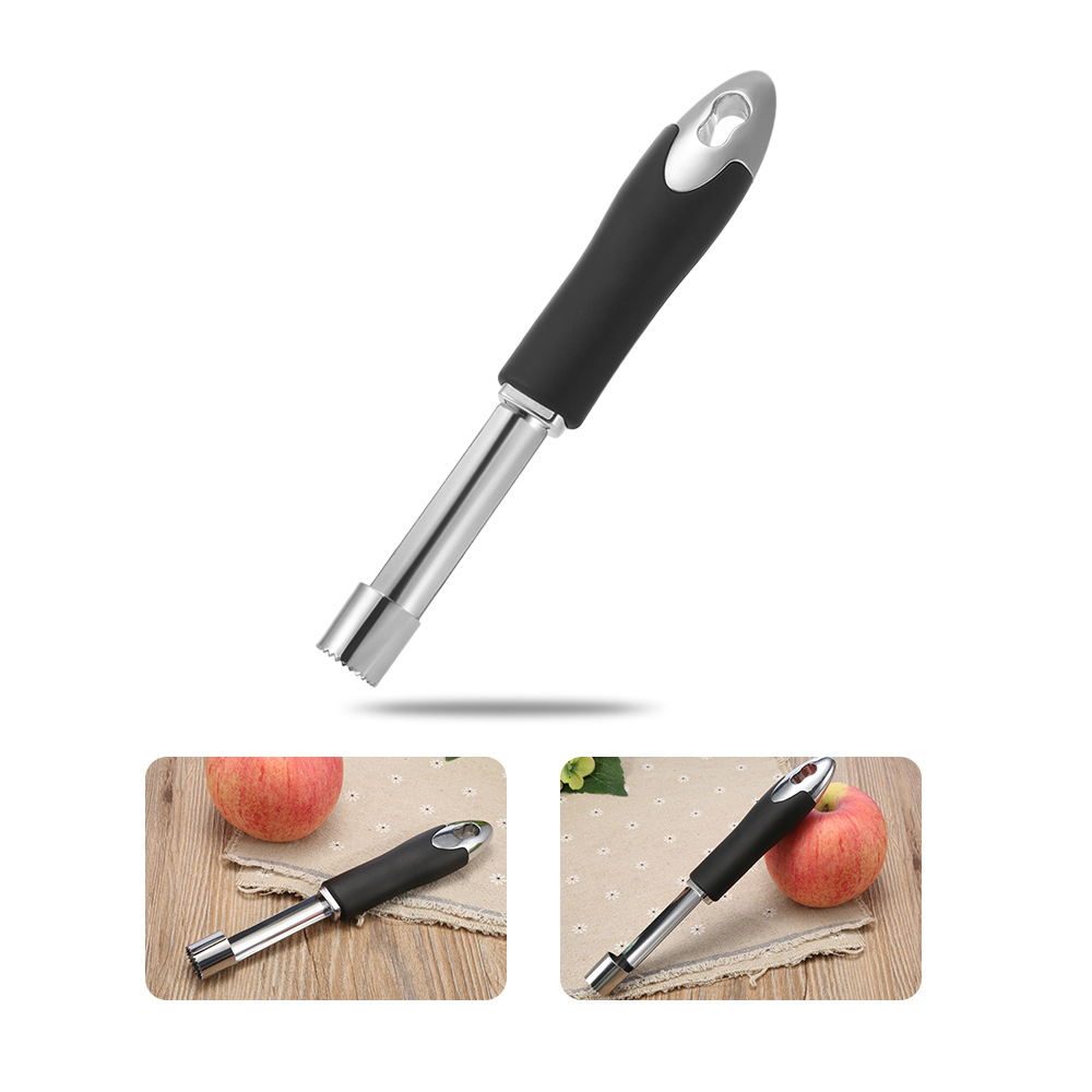 430 Stainless Steel Pointed Pepper Corer Core Removal Tool Quick Pepper Seed Remover Corer Kitchen