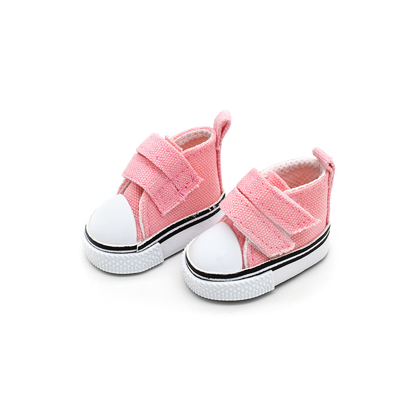 5cm Canvas Shoes Doll BJD 6-Point Velcro Canvas Shoes 20CM Cotton Doll Accessories