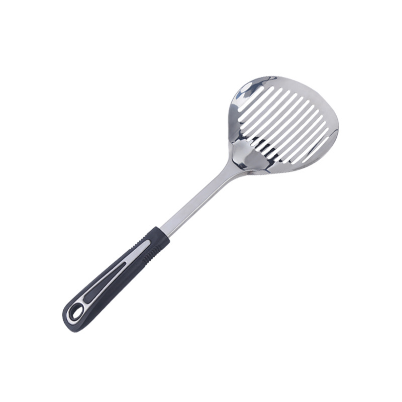 New stainless steel kitchenware set for home use, cooking spatula, spoon, high temperature resistant cooking spatula, slotted spoon