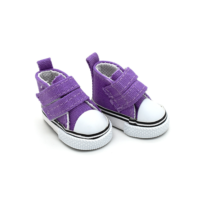 5cm Canvas Shoes Doll BJD 6-Point Velcro Canvas Shoes 20CM Cotton Doll Accessories