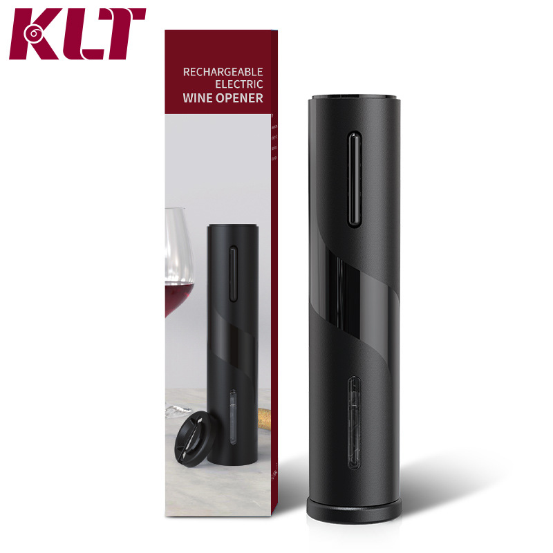 KLT New Electronic Wine Opener Cheer Plastic USB Rechargeable Red Wine Electric Wine Opener