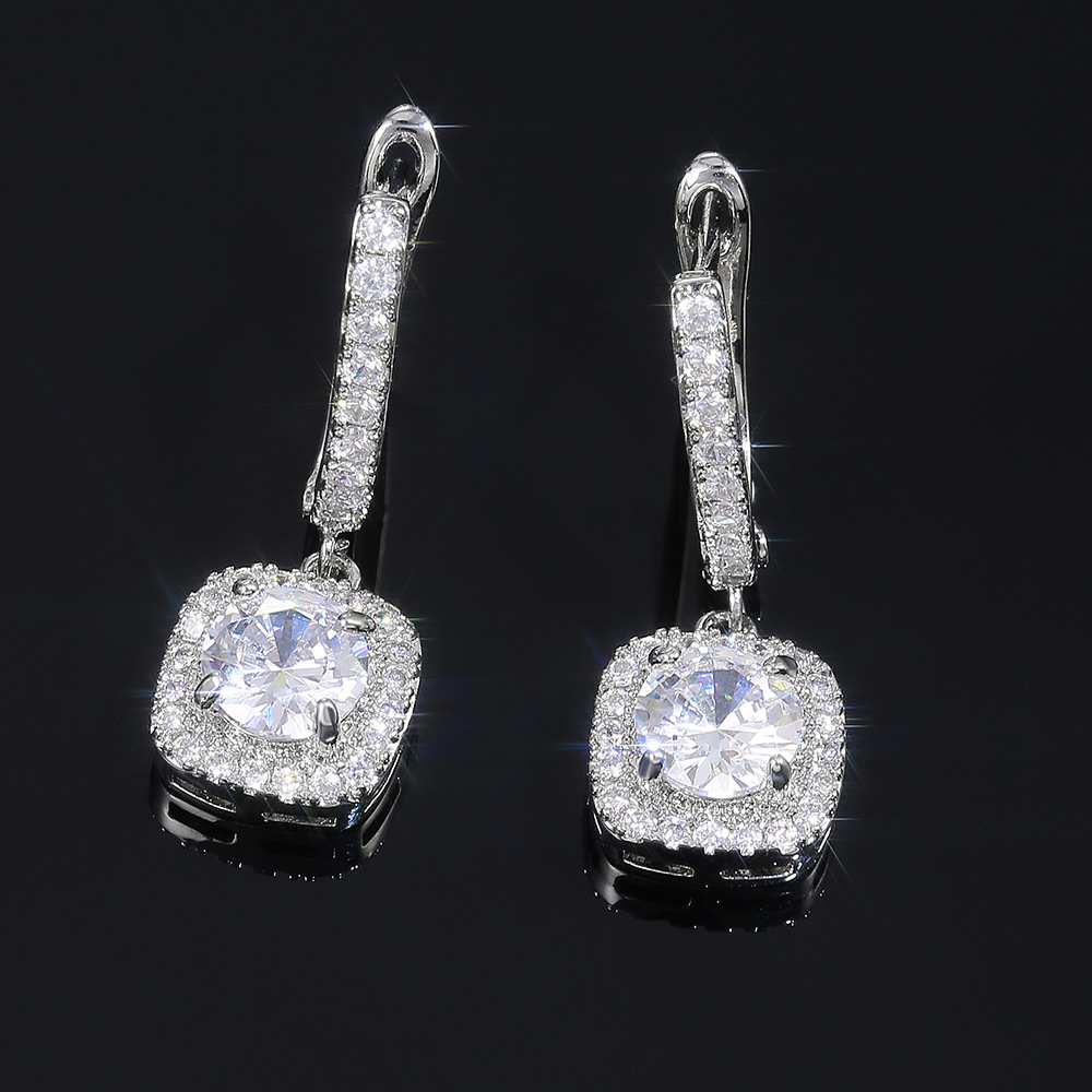 Cao Shi New Delicate Women's Micro-Set Zircon Ear Cuff Earring Jewelry