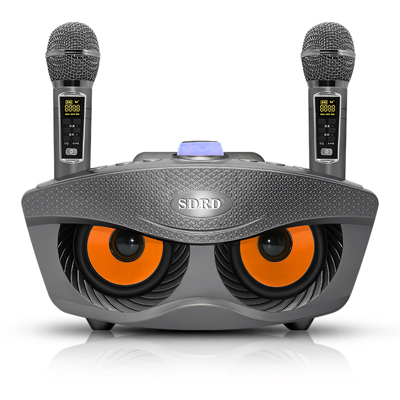 SD306PLUS Home KTV Wireless Microphone with Sound Card Bluetooth Speaker All-in-One Outdoor Karaoke Children