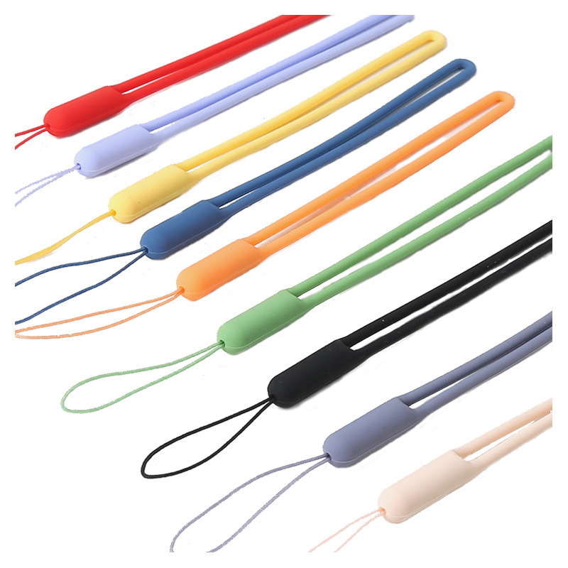 Phone Lanyard Case Short Wrist Strap Hanging Rope Wrist Liquid Silicone Silicone Hanging Chain Anti-lost Phone Case Rope Non-slip