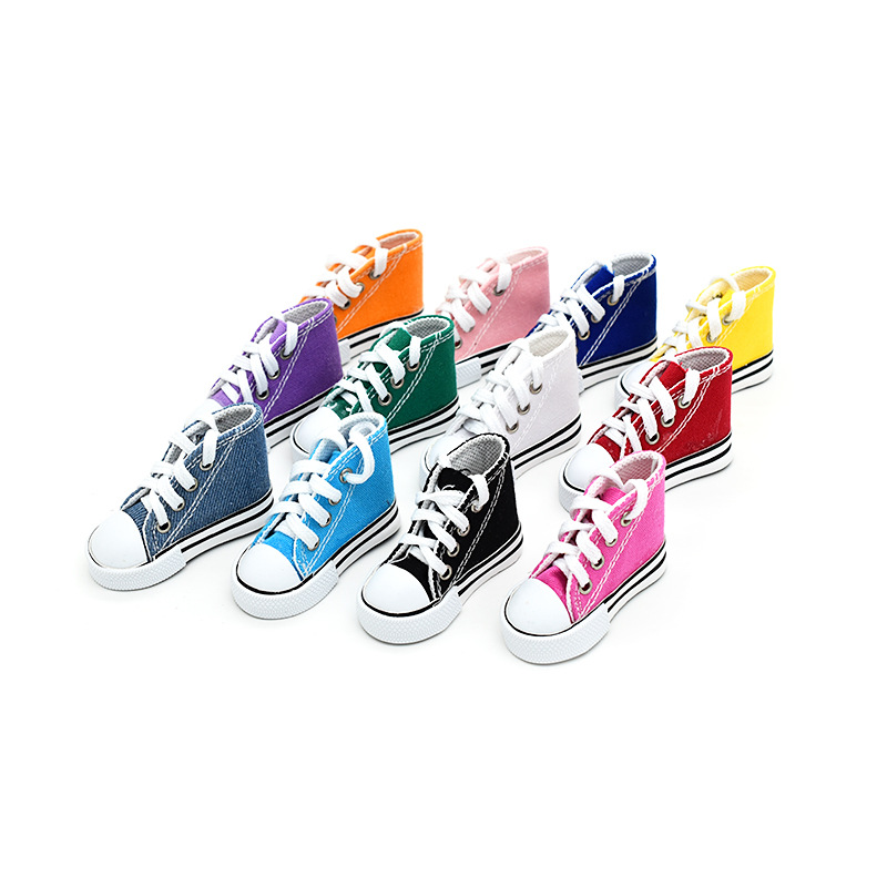 7.5cm Canvas Shoes 1/4 BJD Doll Shoes SD 3-Point 60cm Yeloli Doll Accessories Shoes