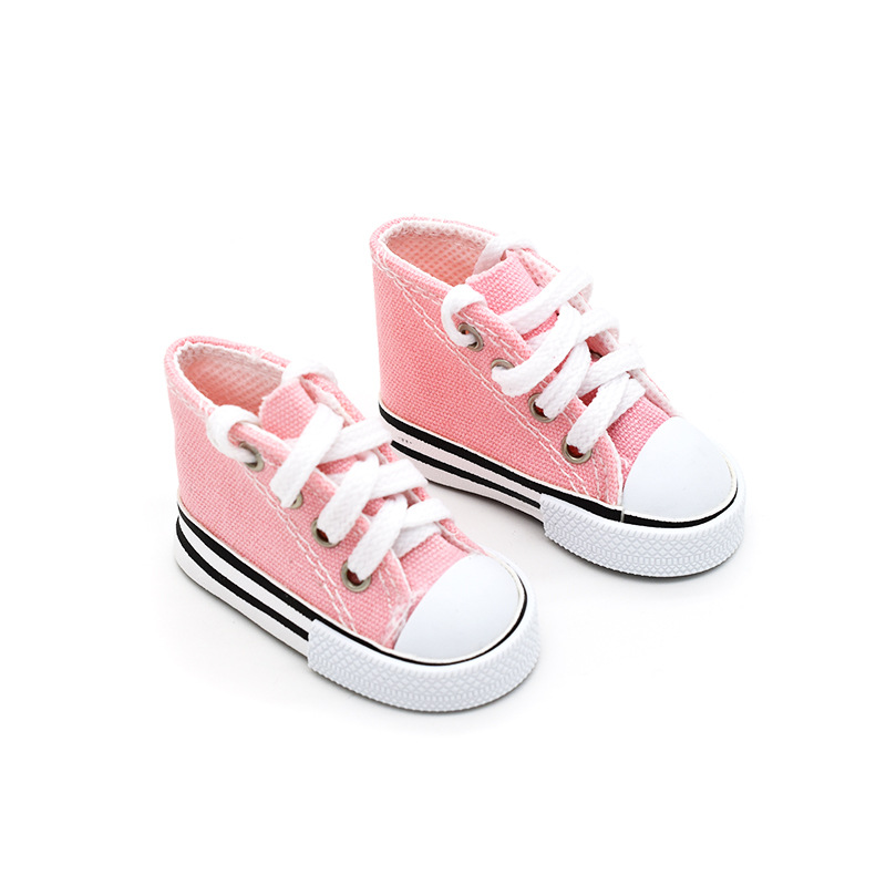 7.5cm Canvas Shoes 1/4 BJD Doll Shoes SD 3-Point 60cm Yeloli Doll Accessories Shoes