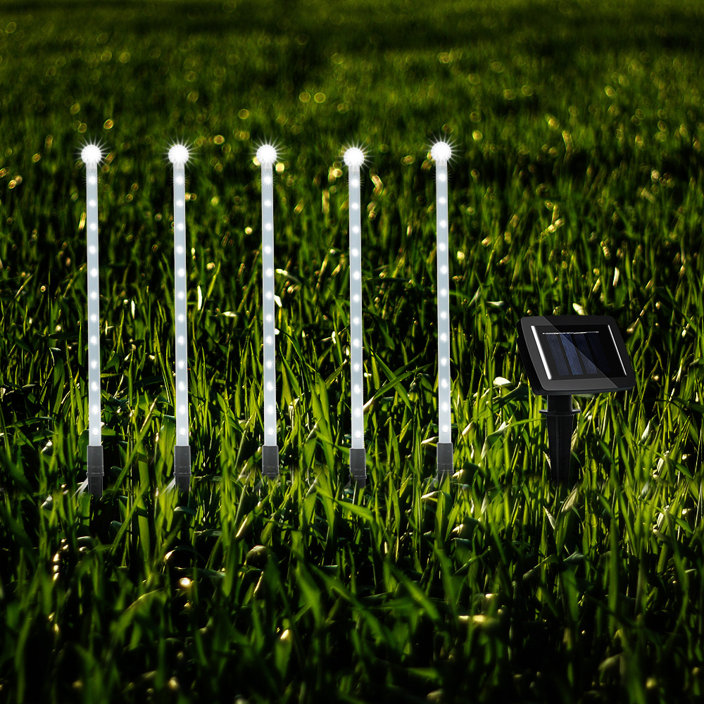 Solar meteor shower light outdoor waterproof LED road atmosphere light Christmas lawn decoration stake light